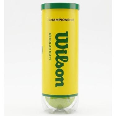 Imagem de Bola de Tênis Championship Regular Duty Tubo 3 bolas - Wilson