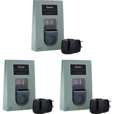 Imagem de 3 Aromatizador de Ambiente Preto Via Aroma