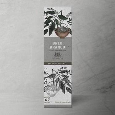 Imagem de Incenso Natural Nirvana Breu Branco