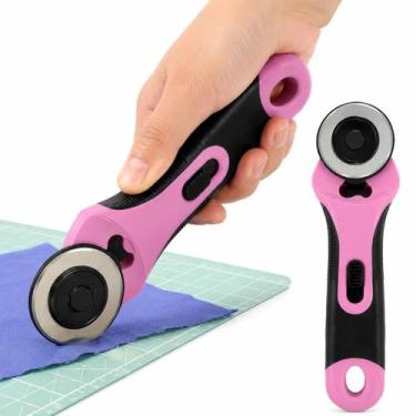 Imagem de Cortador Circular 45mm Manual com Trava para Tecido Patchwork Scrapboo