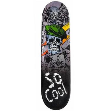 Imagem de Skate com shape ergonômico e estampa Both Sides suporta até 50 kg - ca