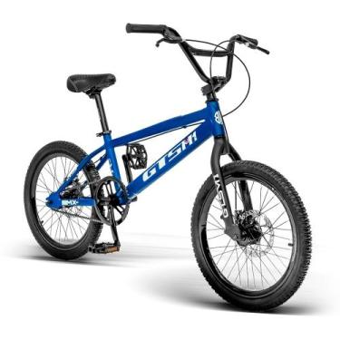 Imagem de Bicicleta GTS Aro 20 Freio a Disco Aluminio GTS M1 SKX BMX - GTSM1, Az