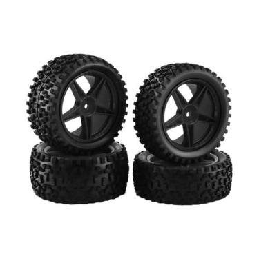Imagem de Pneus Off-Road De 87mm Para Carros RC Wltoys 144001 144010 124007 1240