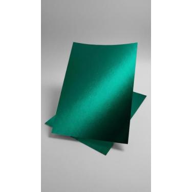 Imagem de Papel Perolado Verde Esmeralda A4 180g 25 Folhas - Congratulations Sto