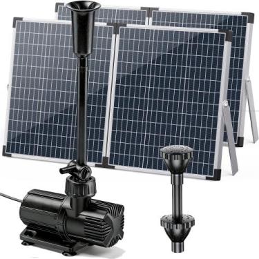 Imagem de Bomba Solar para Lago Antfraer 120W 1600 GPH com Painéis Duplos