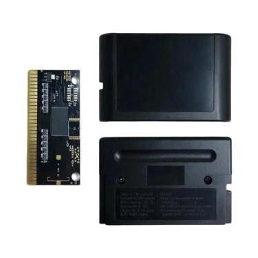 Imagem de Cartão PCB Dourado Regravável Sega Megadrive Genesis Com Tecnologia KY