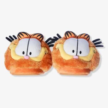 Imagem de Pantufa Garfield 3D Tamanho P 33 ao 35 - Zona Criativa