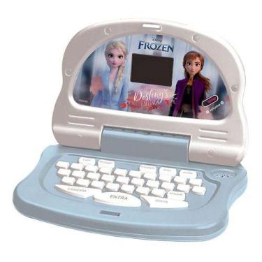 Imagem de Laptop Infantil Para Crianças Bilíngue Frozen 8306 Candide