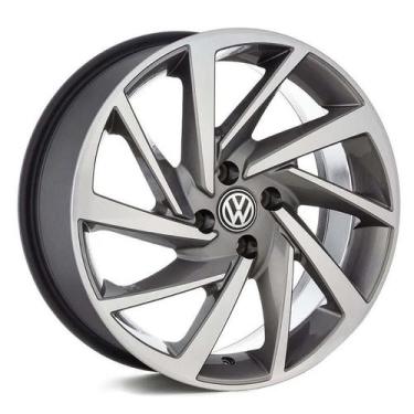 Imagem de Jogo de rodas kr r93 vw novo polo aro 14 - gd - 4x100 - krmai