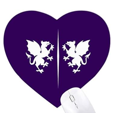 Imagem de Mouse pad Comparison Ferocious Hbilities Sobrenatural Beasts Abroad Heart Tapete de borracha para escritório