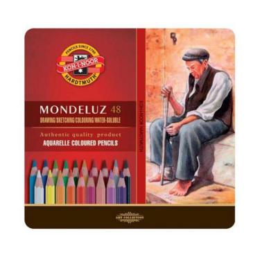 Imagem de Lapis De Cor Aquarelavel Mondeluz Com 48 Cores – Kn0037260048