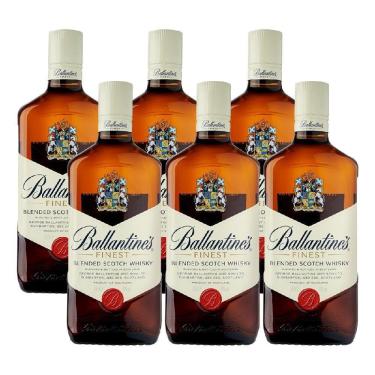 Imagem de Kit Whisky Ballantines Finest 750Ml - 6 Unidades