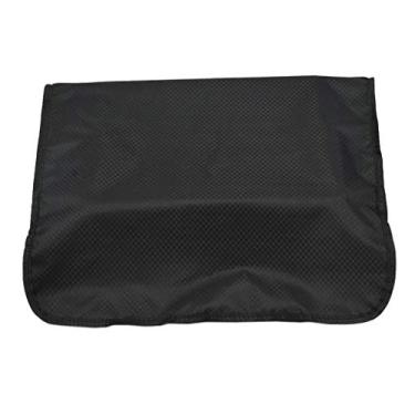 Imagem de simhoa Capa traseira para cadeira de barbeiro de cabeleireiro Spa plástico PVC protetor - preto