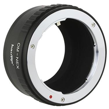 Imagem de Adaptador de montagem de lente Haoge para câmera Olympus Zuiko OM Mount para Sony E NEX como a3000 a3500 a5000 a5100 a6000 a6400 a6500 A7 A7R A7S A7II A7RII A7SII A7III A7RIII A9 VG20 VG30 VG900 FS7 FS5