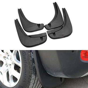 Imagem de 4 peças de abas de lama dianteiras traseiras paralamas para-lama para-lama protetores de respingo adequados para Jeep Renegade 2015-2020