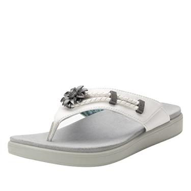 Imagem de Alegria Women's Layah White Thong Sandal 10 M US