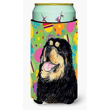 Imagem de Tibetan Mastiff Easter Eggtravaganza Tall Boy Beverage Insulator Beverage Insulator Hugger