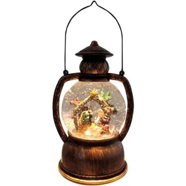 Imagem de Enfeite Lampião Natalino 19Cm  El0156 Ferimte    