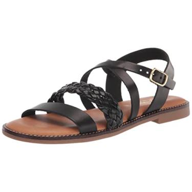 Imagem de Bella Vita Made in Italy Sandália rasteira feminina Ala-Italy, Couro preto, 9.5 Wide