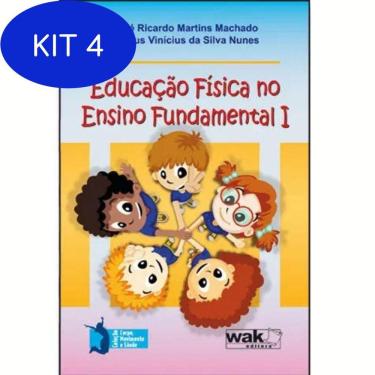 Imagem de Kit 4 Livro Educação Física No Ensino Fundamental I