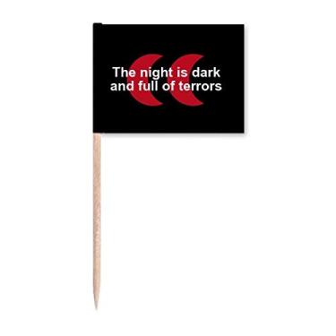 Imagem de Sinalizadores de palito de dente Night Dark Terrors para diálogo de filme, decoração de festa