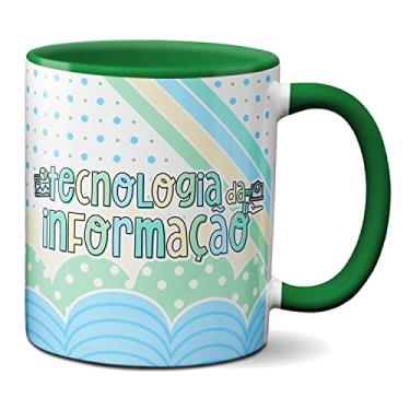 Imagem de Caneca Fofa Profissional Tecnologia Da Informação Presente (Verde)