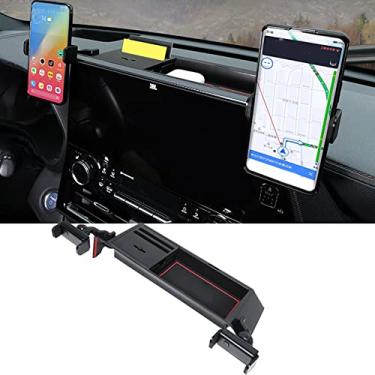 Imagem de Xodouhi Suporte de telefone de carro para montagem acessórios interiores caixa de armazenamento do painel apto para Toyota Highlander 2020 2021 2022 Limited Platinum