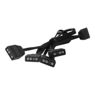 Imagem de Cabo Adaptador 5V 3 Pinos Led rgb P/4 Cabos 5V 3 Pinos Cm-54