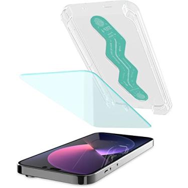 Imagem de Smartish Folha Tuff para iPhone 14 Pro – Vidro Temperado Resistente a Arranhões com Ferramenta de Alinhamento – Transparente pacote com 2