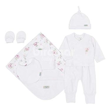 Imagem de Biramar Baby Gift Set Para Bebê Patchwork Rosa 7 Peças - Tamanho Único Rosa