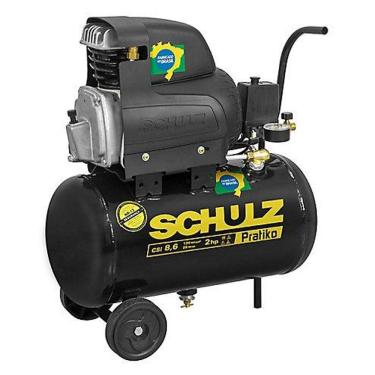 Imagem de Compressor Pratiko Csi 8,6 25 Litros 120V Schulz