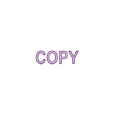 Imagem de Carimbo autotintado com contorno estreito da Copy – Roxo
