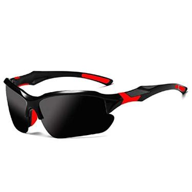 Imagem de Oculos de Sol Masculino Esportivo VIAHDA com Proteção uv400 Polarizados 9301 (C1)