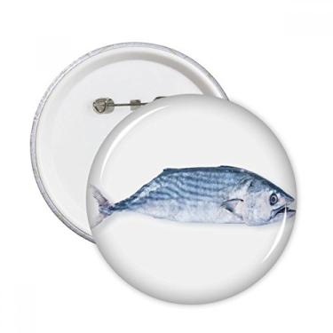 Imagem de Peixe oceano azul fresco pequeno pino redondo distintivo decoração roupas presente 5 peças