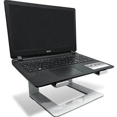 Imagem de Suporte para Notebook Laptop Macbook Stand Dj em Aço - Branco