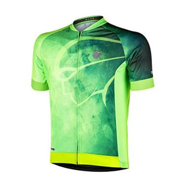 Imagem de Mauro Ribeiro Sports Mc Blur Camisa Manga Curta de Ciclismo, Masculino, Verde, P