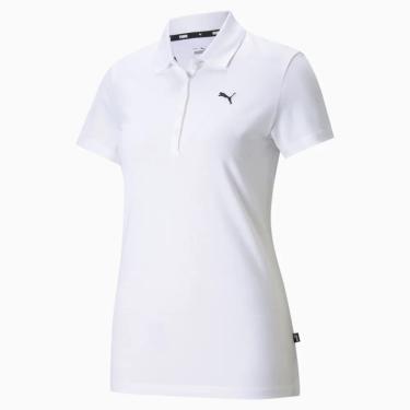 Imagem de Camiseta Puma Polo Essentials Feminina - Branco