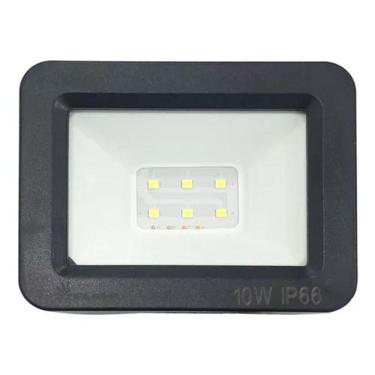 Imagem de Holofote 10W Refletor Iluminação Led Branco Frio Completo