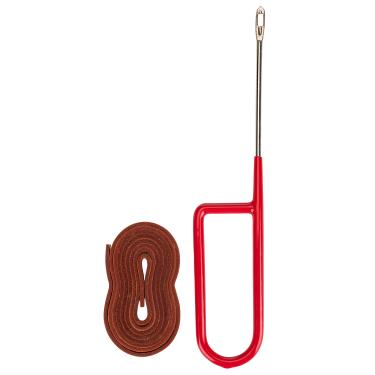 Imagem de Franklin Sports Kit de cadarço MLB Dr. Glove Deluxe Natural, 1,2 m de cadarço de couro cru