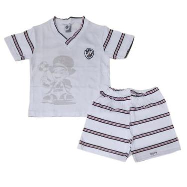 Imagem de Pijama Infantil Vasco Da Gama Oficial Camisa Shorts Revedor