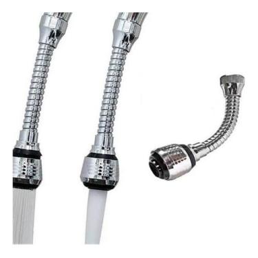 Imagem de Extensor Torneira 360 Adaptador Flexível Alongador Arejador para Torneira Cozinha Banheiro