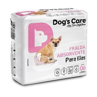 Imagem de Dog's Care Eco Fralda Absorvente Para Fêmeas - G 06 Unidades