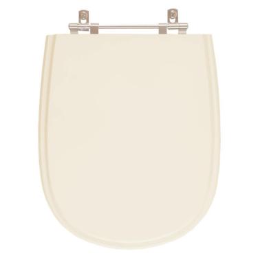 Imagem de Assento Sanitário Tampa de Vaso Madeira MDF Laqueado Paris para bacia Ideal Standard