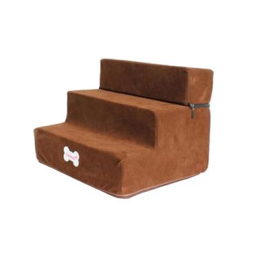 Imagem de ＫＬＫＣＭＳ Escada para cachorro de estimação, escada para animais de estimação, rampa para cachorro, cachorro, esponja removível, escada de escalada para