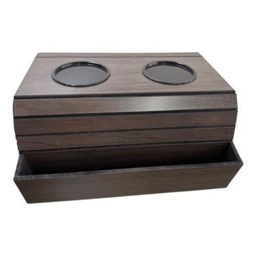 Imagem de Esteira para Sofá Suporte Copos E Controle Remoto Tabaco.