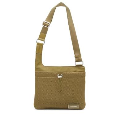 Imagem de Calvin Klein Bolsa transversal organizacional com zíper superior Jessie, Galho de oliva, One Size