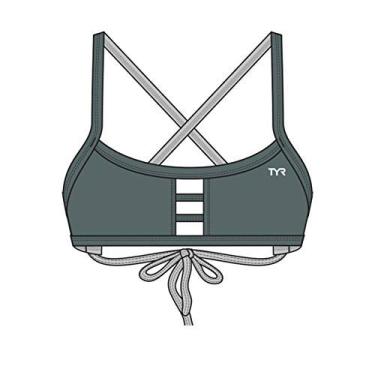 Imagem de TYR BPSOD7A905XS Sol Pac Tieback Top Cinza Escuro PP