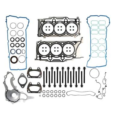Imagem de HS26541PT, ES72467 Conjunto de juntas de cabeça, kit de juntas de cabeça de motor com parafusos de cabeça para 2011-2016 200/300 Challenger Charger Ram 1500 Wrangler 3,6 L 3,6L