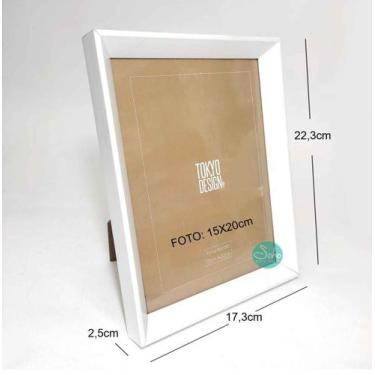 Imagem de Porta Retrato Basic Tokyo Design Moldura Mdf 15X20cm