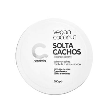 Imagem de VEGAN COCONUT MASCARA DISCIPLINANTE SOLTA CACHOS ANTIFRIZZ LISO AMAVIA 300G